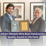 Atharv Lifestyle wins best construction quality award in vile parle