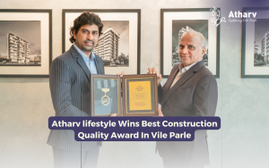 Atharv lifestyle Wins Best Construction Quality Award In Vile Parle